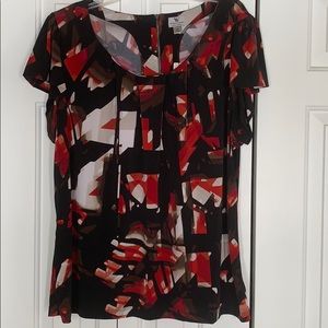 NWT Worthington short sleeve top.